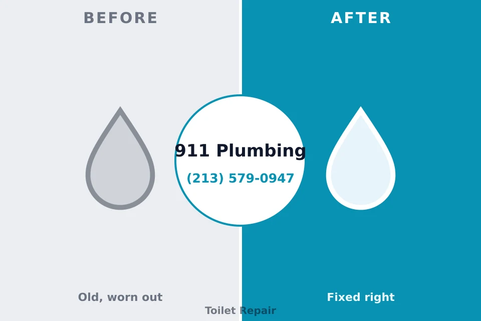 Before and after: plumbing company Mill Hall, PA